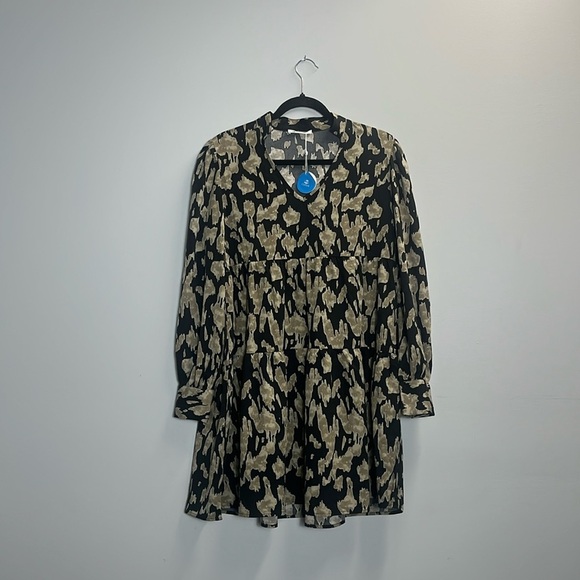 Cupshe Genette Abstract Print V-Neck Dress medium - Picture 3 of 4